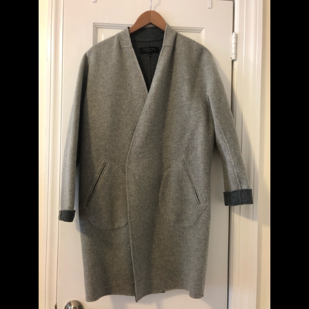 Rag and Bone Reversible Wool Coat